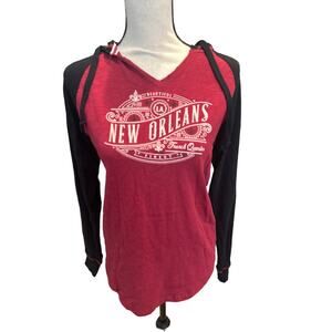 Women’s New Orleans T-Shirt Hoodie. Size Medium. NWT!